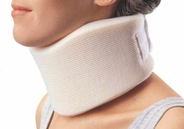 Collar de trincheira para osteocondrose cervical